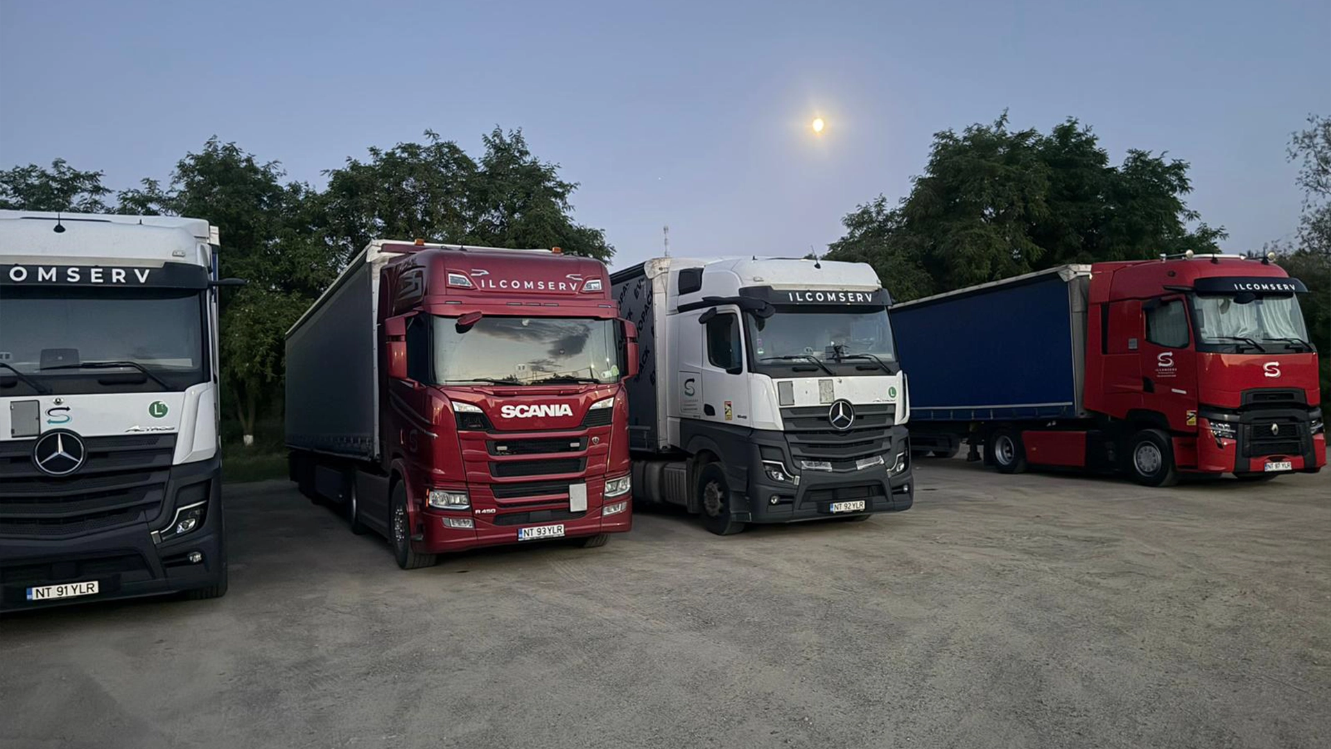 O mica parte din flota de transport a companiei Ilcomserv